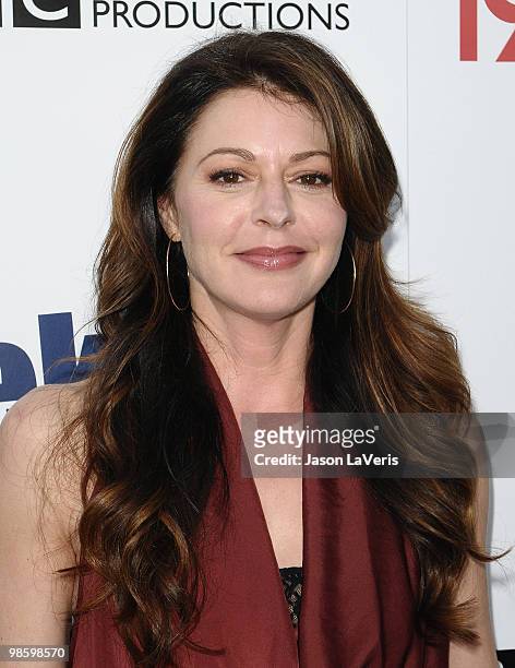 Actress Jane Leeves attends the BritWeek champagne launch red carpet event at the British Consul General's residence on April 20, 2010 in Los...