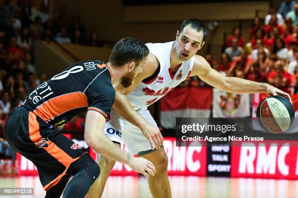 Aaron Craft of Monaco during the Final Jeep Elite match between Monaco and Le Mans on June 24, 2018 in Monaco, Monaco.