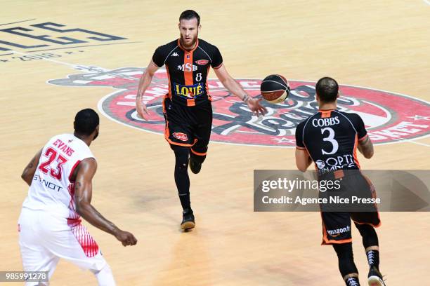 Antoine Eito of Le Mans during the Final Jeep Elite match between Monaco and Le Mans on June 24, 2018 in Monaco, Monaco.