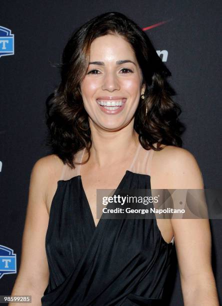 Actress Ana Ortiz attends the NFL and Verizon 2010 NFL Draft Eve celebration at Abe & Arthur's on April 21, 2010 in New York City.