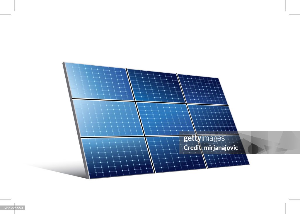 Mini Solar Panel Vector Solar Panel Vector High-Res Vector Graphic - Getty Images
