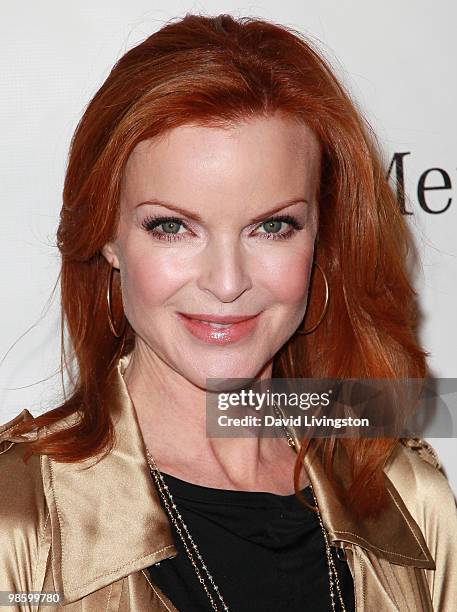 Actress Marcia Cross attends the 15th Annual Los Angeles Antique Show Opening Night Preview Party benefiting P.S. ARTS at Barker Hanger on April 21,...