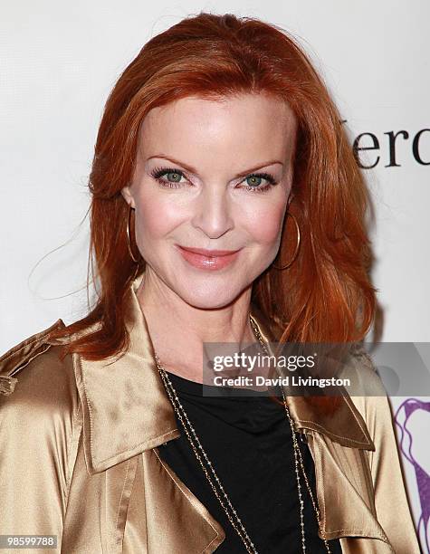 Actress Marcia Cross attends the 15th Annual Los Angeles Antique Show Opening Night Preview Party benefiting P.S. ARTS at Barker Hanger on April 21,...