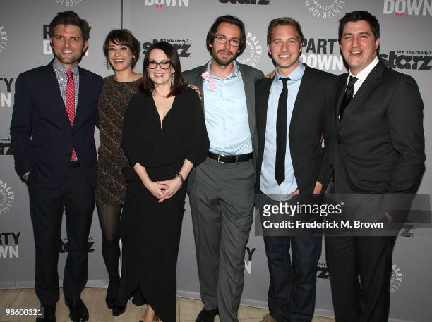 The cast attends the Paley Center for Media Presents "Party Down" on April 21, 2010 in Beverly Hills, California.