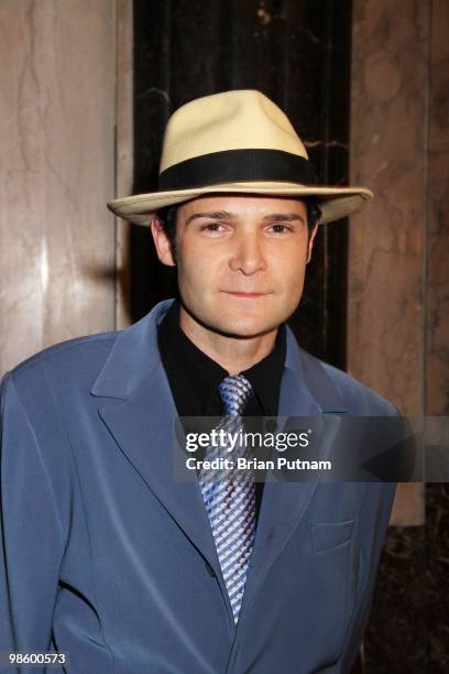 Actor Corey Feldman arrives for the opening of 'CHICAGO' at the Pantages Theatre on April 21, 2010 in Hollywood, California.