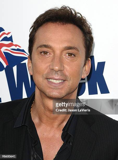 Bruno Tonioli attends the BritWeek champagne launch red carpet event at the British Consul General's residence on April 20, 2010 in Los Angeles,...