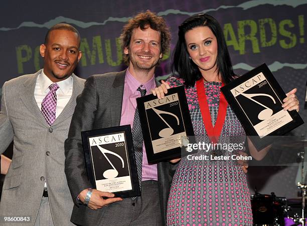 Senior Director of Creative Affairs and Membership of Rhythm and Soul, Jay Sloan, songwriter Lukasz "Dr. Luke" Gottwald and musician Katy Perry...