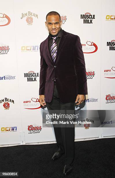 Patriot's football player, Brett Locket attends ESPN the Magazine's 7th Annual Pre-Draft Party at Espace on April 21, 2010 in New York City.