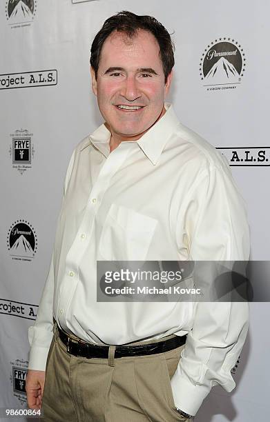 Actor Richard Kind arrives at the Project A.L.S. LA Benefit hosted by Ben Stiller & Friends at Lucky Strike Bowling Alley on April 21, 2010 in...