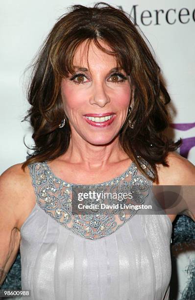 Actress Kate Linder attends the 15th Annual Los Angeles Antique Show Opening Night Preview Party benefiting P.S. ARTS at Barker Hanger on April 21,...