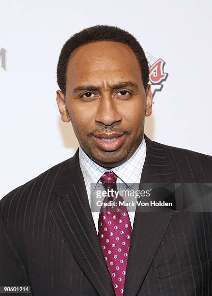 Former ESPN radio's, Steven A. Smith attends ESPN the Magazine's 7th Annual Pre-Draft Party at Espace on April 21, 2010 in New York City.