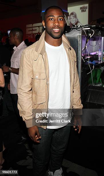 Jets CB Darrelle Revis attends the 7th Annual ESPN The Magazine Pre-Draft Party at Espace on April 21, 2010 in New York City.