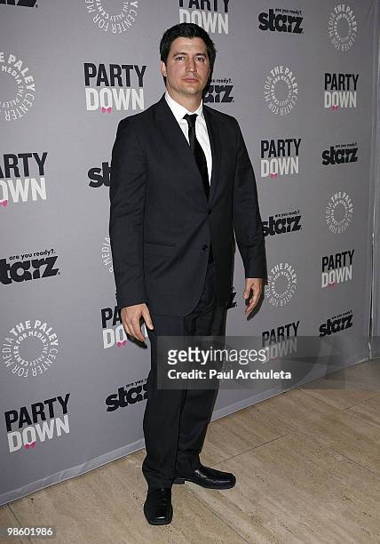 Actor Ken Marino arrives for the Paley Center for Media presentation of "Party Down" at The Paley Center for Media on April 21, 2010 in Beverly...