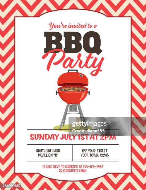 bbq-hintergrund - bbq invite stock-grafiken, -clipart, -cartoons und -symbole