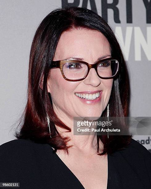 Actress Megan Mullally arrives for the Paley Center for Media presentation of "Party Down" at The Paley Center for Media on April 21, 2010 in Beverly...