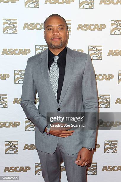 Kerry "Krucial" Brothers arrives at the 27th Annual ASCAP Pop Music Awards at Renaissance Hollywood Hotel on April 21, 2010 in Hollywood, California.