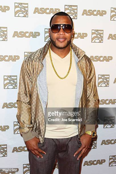 Flo Rida arrives at the 27th Annual ASCAP Pop Music Awards at Renaissance Hollywood Hotel on April 21, 2010 in Hollywood, California.