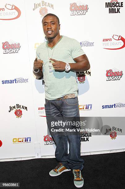 Welterweight Champion, Andre Berto attends ESPN the Magazine's 7th Annual Pre-Draft Party at Espace on April 21, 2010 in New York City.