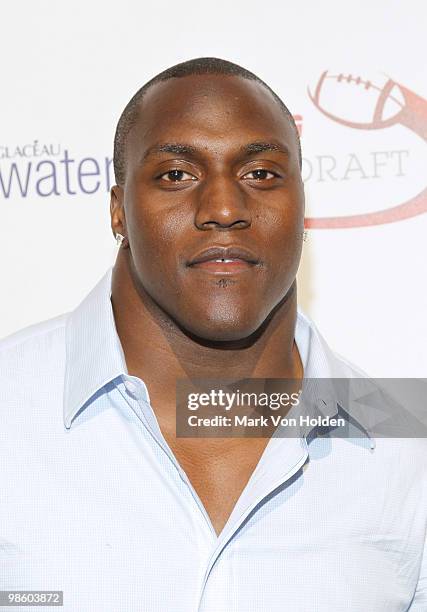 49er's Takeo Spikes attends ESPN the Magazine's 7th Annual Pre-Draft Party at Espace on April 21, 2010 in New York City.