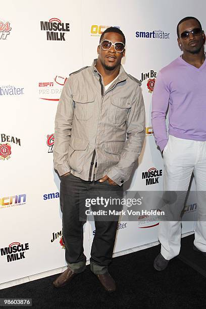 Redskins' Clinton Portis attends ESPN the Magazine's 7th Annual Pre-Draft Party at Espace on April 21, 2010 in New York City.