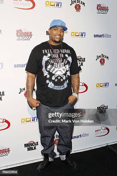 Oklahoma's Trent Williams attends ESPN the Magazine's 7th Annual Pre-Draft Party at Espace on April 21, 2010 in New York City.