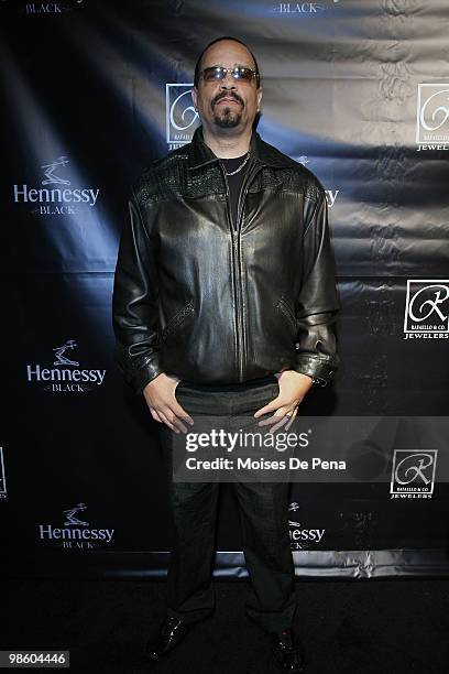 Ice-T attends the NFL Draft grand opening celebration at Rafaello & Co Jewelers on April 21, 2010 in New York City.