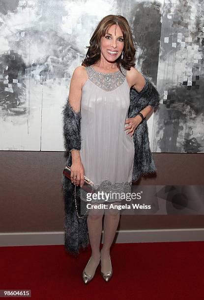 Actress Kate Linder attends the opening night of 'Chicago' after party at the W Hotel on April 21, 2010 in Hollywood, California.