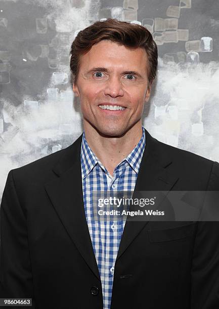 Brent Barrett attends the opening night of 'Chicago' after party at the W Hotel on April 21, 2010 in Hollywood, California.