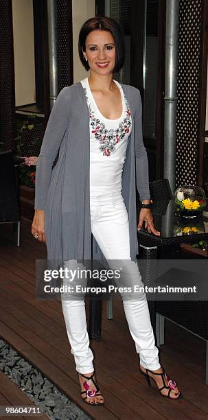 Spanish Tv presenter Silvia Jato presents the new Tv programme 'Generacion de Estrellas' on April 22, 2010 in Madrid, Spain.