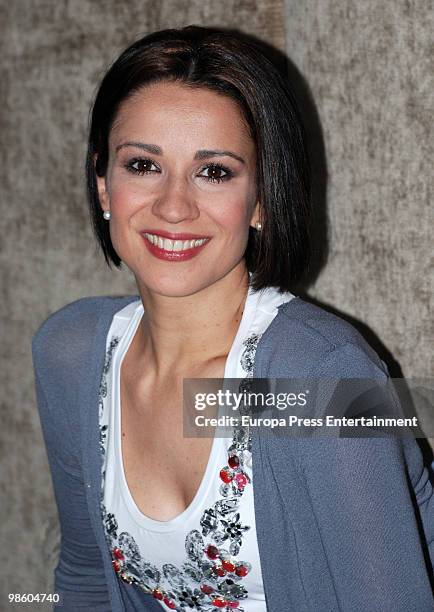 Spanish Tv presenter Silvia Jato presents the new Tv programme 'Generacion de Estrellas' on April 22, 2010 in Madrid, Spain.