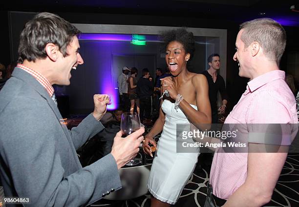 Cast members of 'Chicago' attend the opening night of 'Chicago' after party at the W Hotel on April 21, 2010 in Hollywood, California.