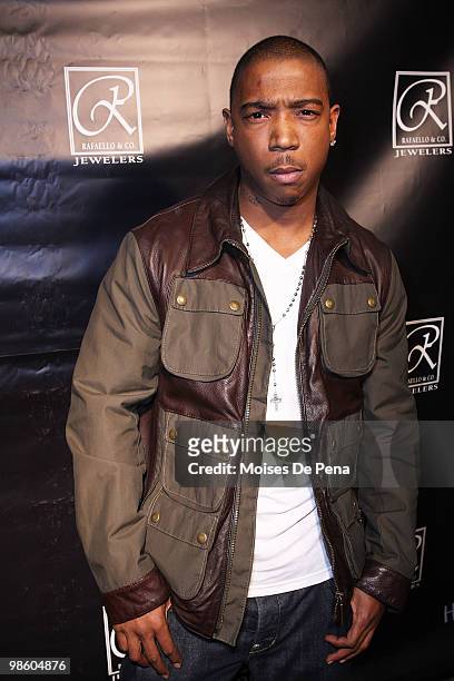 Ja Rule attends the NFL Draft grand opening celebration at Rafaello & Co Jewelers on April 21, 2010 in New York City.