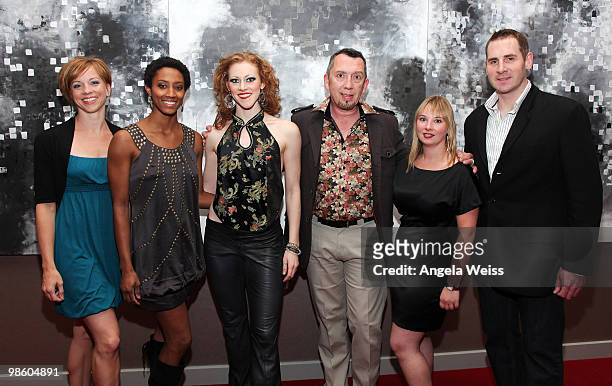 Cast members and crew of 'Chicago' attend the opening night of 'Chicago' after party at the W Hotel on April 21, 2010 in Hollywood, California.