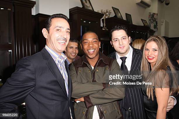 Ja Rule and Avi Aranbayev attends the NFL Draft grand opening celebration at Rafaello & Co Jewelers on April 21, 2010 in New York City.