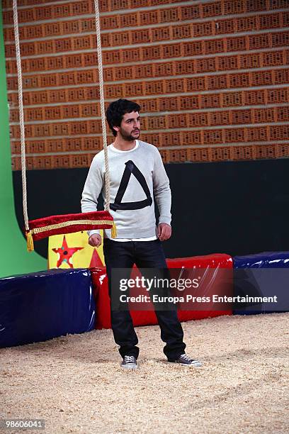 Spanish actor and singer Fran Perea poses for a photo session on April 22, 2010 in Madrid, Spain.