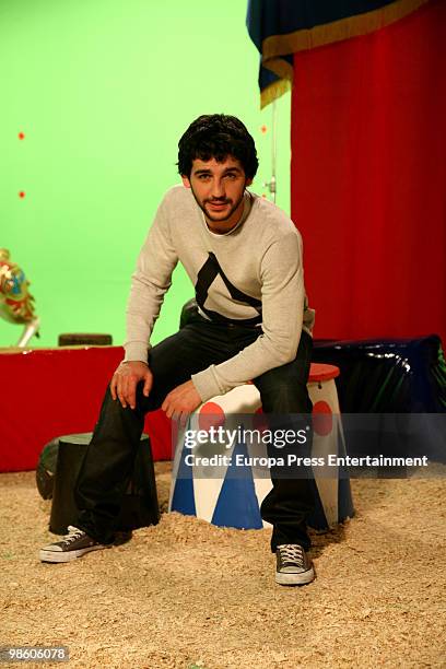 Spanish actor and singer Fran Perea poses for a photo session on April 22, 2010 in Madrid, Spain.