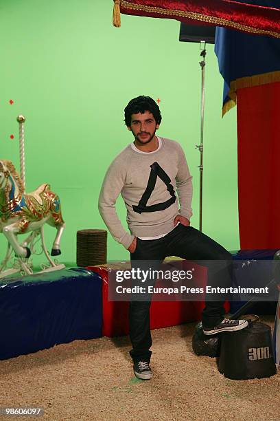 Spanish actor and singer Fran Perea poses for a photo session on April 22, 2010 in Madrid, Spain.