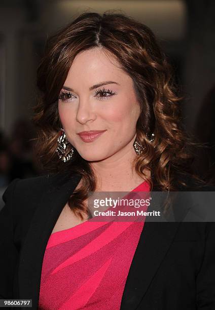 Actress Danneel Harris arrives at the premiere of CBS Films' 'The Back-up Plan' held at the Regency Village Theatre on April 21, 2010 in Westwood,...