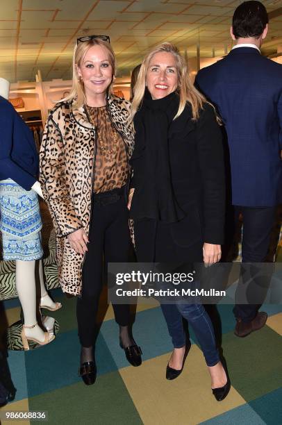 Nina Griscom and Katie Tozer attend J.McLaughlin Shopping Event to benefit Save the Children at J.McLaughlin on April 5, 2018 in New York City.