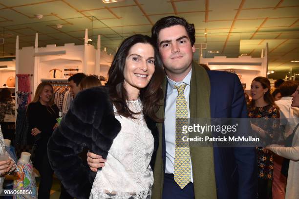 Jennifer Creel and Lion Creel attend J.McLaughlin Shopping Event to benefit Save the Children at J.McLaughlin on April 5, 2018 in New York City.