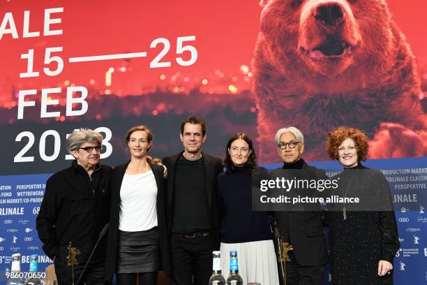 Berlinale, Fototermin, Internationale Jury: photographer Espanola Chema Prado , actress Cecile de France, film director and jury chairman Tom Tykwer,...