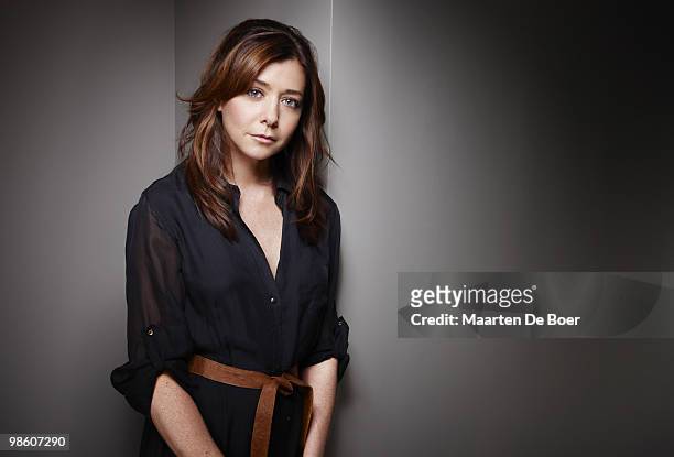 Actress Alyson Hannigan is photographed for the SAG Foundation. CREDIT MUST READ: Maarten de Boer/SAGF/Contour by Getty Images.