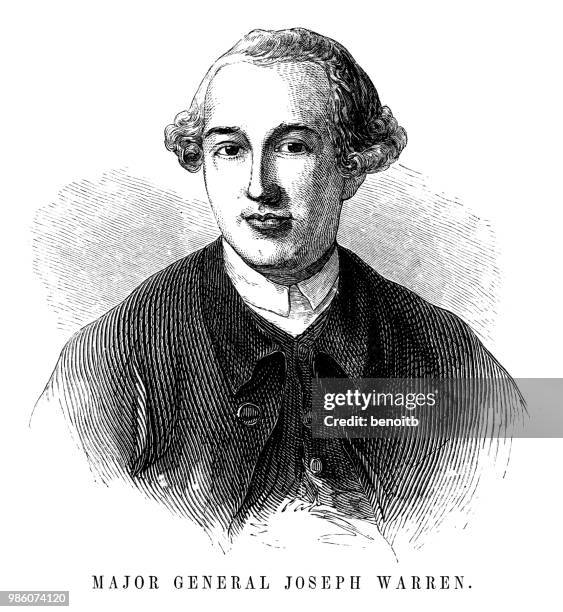 major general joseph warren - canada armed forces stock illustrations