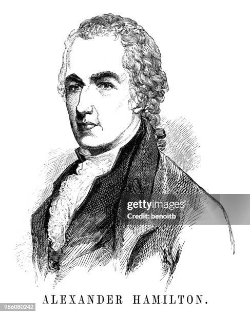 alexander hamilton - alexander hamilton stock illustrations