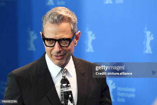 Actor Jeff Goldblum during the photo call of the film 'Isle of Dogs' during the Berlinale International Film Festival in Berlin, Germany, 15 February...