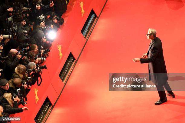 Actor Jeff Goldblum attends the opening night of the film 'Isle of Dogs' during the Berlinale Festival in Berlin, Germany, 15 February 2018. The 68th...