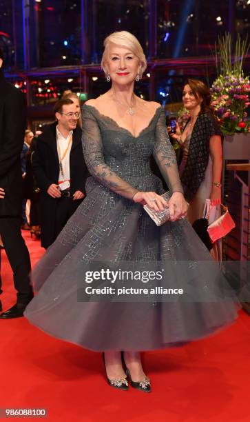 Actress Helen Mirren attends the opening night of the film 'Isle of Dogs' during the 68th Berlin international Film Festival 'Berlinale' in Berlin,...