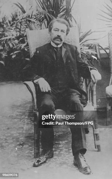 French statesman Aristide Briand , Prime Minister of France and Minister of the Interior, circa 1910.
