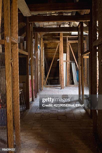 lumber rooms in the attic, sweden. - attic storage stock pictures, royalty-free photos & images