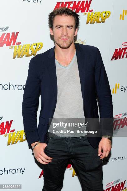 William McLarnon attends The Cinema Society With Synchrony And Avion Host A Screening Of Marvel Studios' "Ant-Man And The Wasp" at The Museum of...